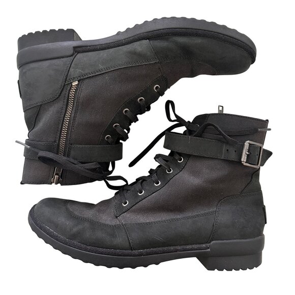 UGG Tulane Boot Black - Women's Size 10 - Picture 1 of 12